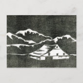 briefkaart "Nocturnal Barn" (Voorkant)