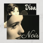 Briefkaart Noir Style (Voorkant / Achterkant)