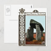  briefkaart Noord-Ierland (Voorkant / Achterkant)