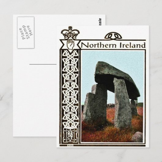  briefkaart Noord-Ierland (Voorkant / Achterkant)