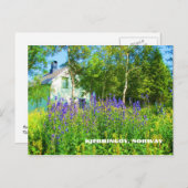 Briefkaart Noord-Noorwegen (Voorkant / Achterkant)