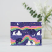 Briefkaart Noordelijke Lichten (Staand voorkant)