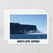 Briefkaart Noordkaap Noorwegen (Voorkant / Achterkant)
