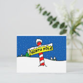 Briefkaart Noordpool (Staand voorkant)
