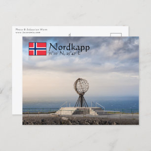 Briefkaart Nordkap Norwegen