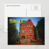 Briefkaart Norfolk Museum (Voorkant / Achterkant)