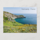 Briefkaart Normandië in Frankrijk (Voorkant)