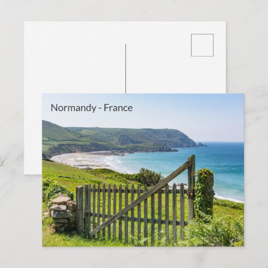 Briefkaart Normandy France Postkarte (Voorkant / Achterkant)