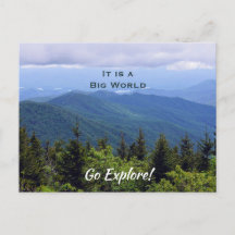 Briefkaart North Carolina Blue Ridge Mountains