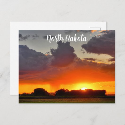 Briefkaart North Dakota (Voorkant / Achterkant)