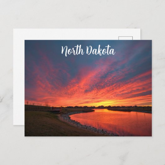 Briefkaart North Dakota (Voorkant / Achterkant)