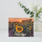 Briefkaart North Dakota (Staand voorkant)