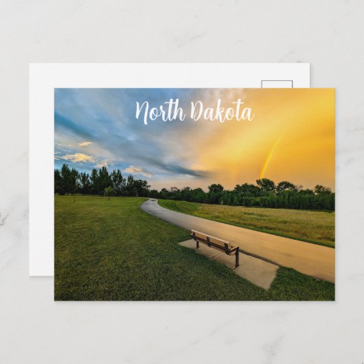 Briefkaart North Dakota (Voorkant / Achterkant)