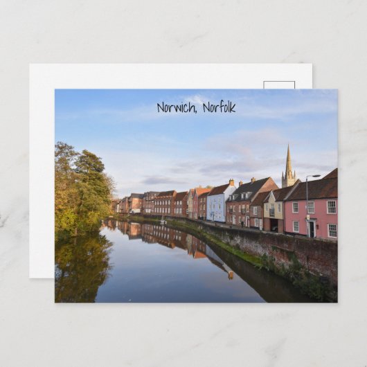 Briefkaart Norwich uitzichten (Voorkant / Achterkant)