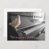 Briefkaart Nóta beag le rá / Om maar te zeggen (Voorkant / Achterkant)