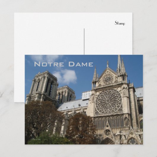 Briefkaart Notre Dame (Voorkant / Achterkant)