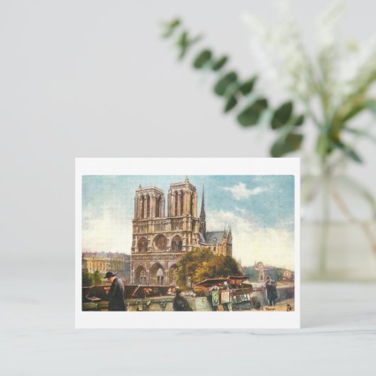  Briefkaart Notre Dame (Staand voorkant)
