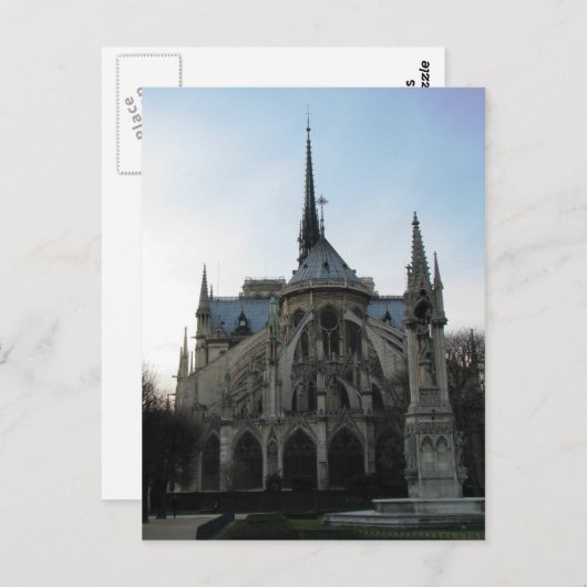 Briefkaart Notre Dame de Paris (Voorkant / Achterkant)