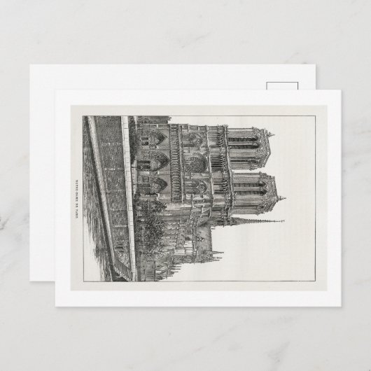 Briefkaart Notre Dame de Paris (Voorkant / Achterkant)