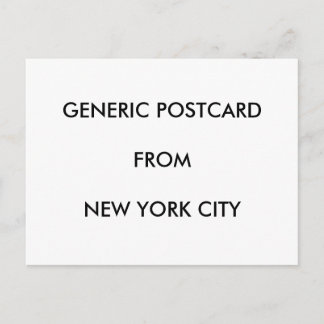 Briefkaart - NYC Generic
