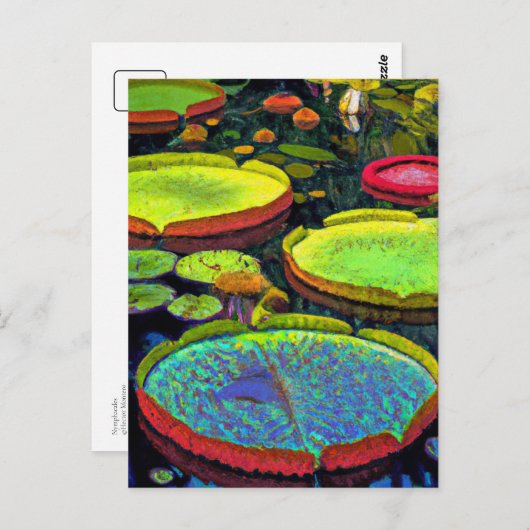 Briefkaart Nymphaeales (Voorkant / Achterkant)