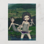 briefkaart "Nymphs Collecting Berries" (Voorkant)