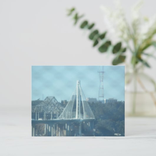 Briefkaart - Oakland Bay Bridge Tower (Staand voorkant)