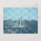 Briefkaart - Oakland Bay Bridge Tower (Voorkant)
