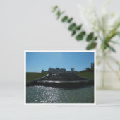 Briefkaart - Oberes Belvedere en Fontain, Wien (Staand voorkant)