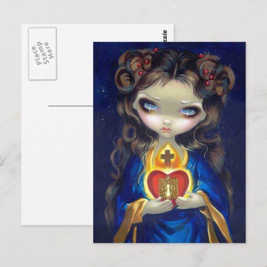 briefkaart "Occulta Cordis" (Voorkant / Achterkant)