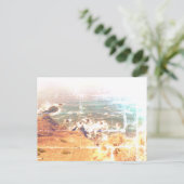 Briefkaart oceaan uitzicht stijl ontwerp (Staand voorkant)