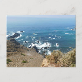 Briefkaart oceaan uitzicht stijl ontwerp