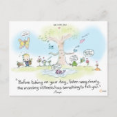 Briefkaart Ochtendstilte (Voorkant)