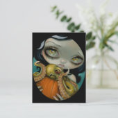 briefkaart "Octopus Pumpkin" (Staand voorkant)