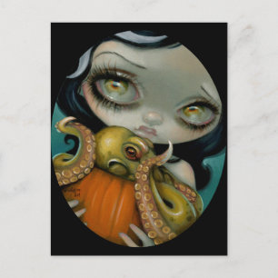 briefkaart "Octopus Pumpkin"
