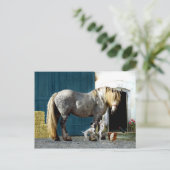 briefkaart "Odin & The Twins" (Staand voorkant)