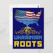 Briefkaart Oekraïense Amerikaanse rots (Voorkant / Achterkant)