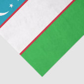 Briefkaart Oezbekistan Tissuepapier (Detail)