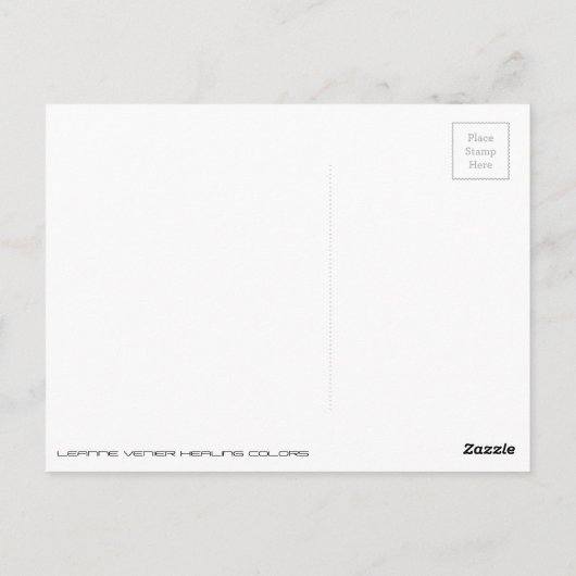 Briefkaart of Note Kaart in ENERGIZING RED (Achterkant)