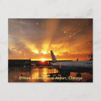 Briefkaart O'Hare International Airport (Chicago)
