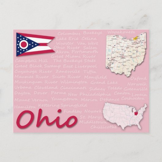 Briefkaart "Ohio" (Voorkant)
