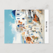 Briefkaart Oia Santorini (Voorkant)