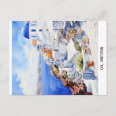 Briefkaart Oia Santorini (Voorkant)