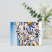 Briefkaart Oia Santorini (Staand voorkant)