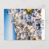 Briefkaart Oia Santorini (Voorkant)