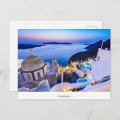 Briefkaart Oia Santorini (Voorkant / Achterkant)