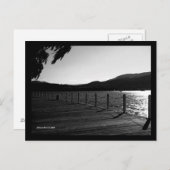 Briefkaart Okanagan Lakeview B&W (Voorkant / Achterkant)