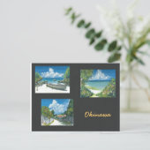 Briefkaart Okinawa schilderen (Staand voorkant)