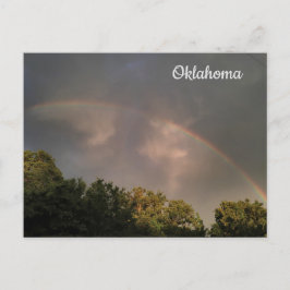 Briefkaart Oklahoma Rainbow Sky