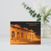 Briefkaart Old Hattiesburg Train Depot Hattiesbur. (Staand voorkant)